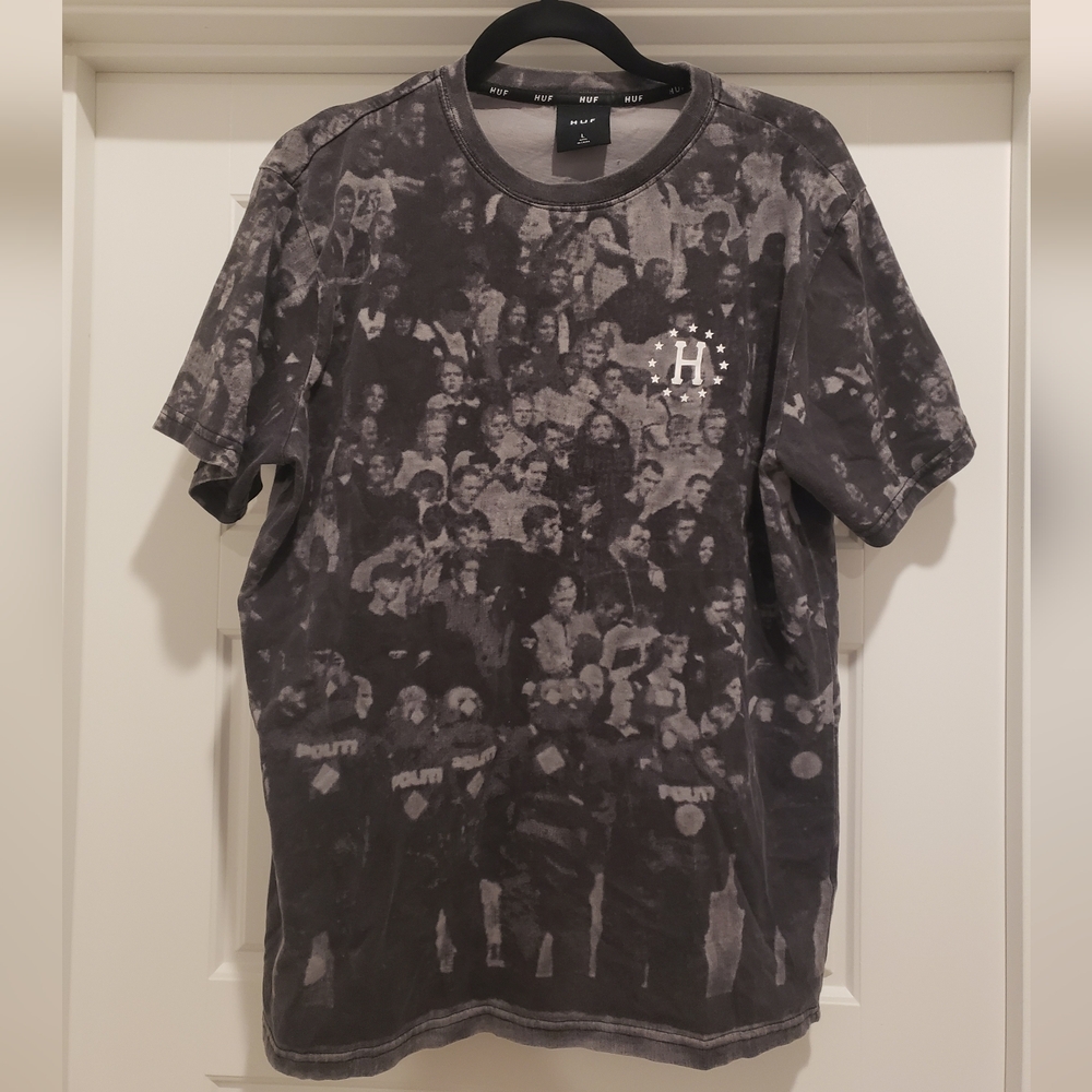HUF Black Graphic Men's T-Shirt